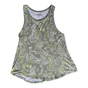 Mudd Olive Paisley Tank Top